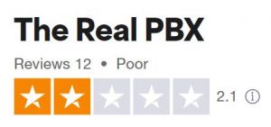 The Real PBX trustpilot