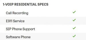 1-Voip specifications