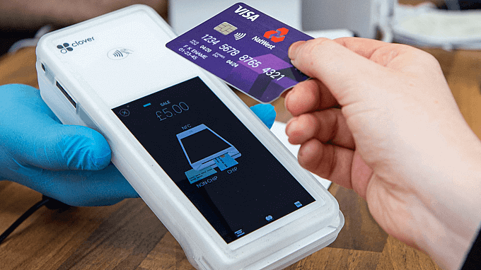 NatWest Tyl card payment machine
