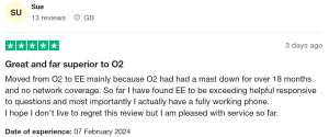 EE positive review