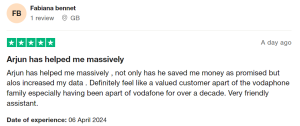 Vodafone positive review